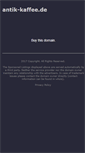 Mobile Screenshot of antik-kaffee.de